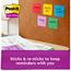 Post-it® Super Sticky Notes, 3 in x 3 in, Playful Primaries Collection, 90 Sheets/Pad, 12 Pads/Pack Thumbnail 3