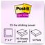 Post-it® Post-it Super Sticky, Recycled Notes, Oasis Collection, 3"x 3", 90-Sheet, 5/PK Thumbnail 3