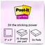 Post-it® Recycled Super Sticky Notes, 3 in x 3 in, Wanderlust Pastels Collection, 24/Pack Thumbnail 2