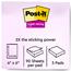 Post-it Recycled Super Sticky Notes, 4 in x 6 in, Oasis Collection, Lined, 3 Pads/Pack Thumbnail 2