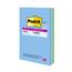 Post-it® Recycled Super Sticky Notes, 4 in x 6 in, Oasis Collection, Lined, 3/Pack Thumbnail 8