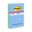 Post-it Recycled Super Sticky Notes, 4 in x 6 in, Oasis Collection, Lined, 3 Pads/Pack Thumbnail 1