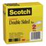 Scotch™ Double-Sided Tape, 3/4" x 1296", 3" Core, Transparent, 2/Pack Thumbnail 9
