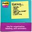 Post-it® Super Sticky Notes, Cabinet Pack, 4 in x 4 in Canary, Lined, 12/Pack Thumbnail 3