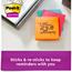 Post-it® Super Sticky Notes, 4 in. x 4 in., Supernova Neons Collection, Lined, 90 Sheets/Pad, 6/Pack Thumbnail 5