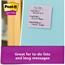 Post-it® Recycled Super Sticky Notes, 4 in x 4 in, Wanderlust Pastels Collection, Lined, 6/Pack Thumbnail 6