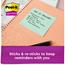 Post-it® Notes Super Sticky, Recycled Notes in Bora Bora Colors, Lined, 4 x 4, 90-Sheet, 6/Pack Thumbnail 3