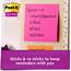 Post-it Super Sticky Notes, 4 in x 4 in, Energy Boost Collection, Lined, 6 Pads/Pack Thumbnail 5