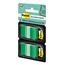 Post-it Flags, Green, 1 in Wide, 50/Dispenser, 2 Dispensers/Pack Thumbnail 2