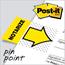 Post-it Message Flags, "Notarize," Yellow, 1 in Wide, 50/Dispenser, 2 Dispensers/Pack Thumbnail 6