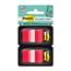 Post-it Flags, Red, 1 in Wide, 50/Dispenser, 2 Dispensers/Pack Thumbnail 1