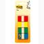 Post-it® Flags, Assorted Primary Colors, .94 in Wide, 80/On-the-Go Dispenser, 2 Dispensers/Pack Thumbnail 1