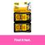 Post-it® Message Flags, "Sign Here," Yellow, 1 in Wide, 50/Dispenser, 2 Dispensers/Pack Thumbnail 2