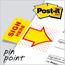 Post-it® Message Flags, "Sign Here," Yellow, 1 in Wide, 50/Dispenser, 2 Dispensers/Pack Thumbnail 7