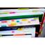 Post-it® Flags in Portable Dispenser, .47 in x 1.7 in, 20 Each of Red, Bright Orange, Yellow, Green, and Blue, 100 Flags/Pack Thumbnail 7