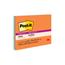 Post-it® Super Sticky Notes, 8 in x 6 in, Energy Boost Collection, 45 Sheets/Pad, 4/Pack Thumbnail 1