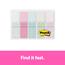 Post-it® Printed Flags in On-the-Go Dispenser, 0.47 in x 1.7 in, Gradient Pattern Collection, 100/Pack Thumbnail 2
