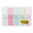Post-it® Printed Flags in On-the-Go Dispenser, 0.47 in x 1.7 in, Gradient Pattern Collection, 100/Pack Thumbnail 1