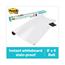 Post-it® Self-Stick Dry-Erase Surface, 96" W x 48" H, White Thumbnail 2