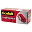 Scotch™ Compact and Quick Loading Dispenser for Box Sealing Tape, 3" Core, Plastic, Red Thumbnail 8