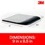 3M Precise Mouse Pad, Gel Wrist Rest, Interlace, 6.8 in x 8.6 in Thumbnail 2