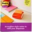 Post-it® Super Sticky Dispenser Pop-up Notes, 3 in x 3 in, Energy Boost Collection, 10/Pack Thumbnail 4