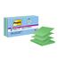 Post-it Super Sticky Dispenser Pop-up Notes, 3 in x 3 in, Oasis Collection, 90 Sheets/Pad, 10 Pads/Pack Thumbnail 1
