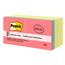 Post-it® Dispenser Pop-up Notes Value Pack, 3 in x 3 in, Canary Yellow and Assorted Colors, 18/Pack Thumbnail 4