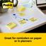 Post-it Dispenser Pop-up Notes Value Pack, 3 in x 3 in, Canary Yellow, 100 Sheets/Pad, 18 Pads/Pack Thumbnail 6