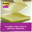 Post-it® Super Sticky Dispenser Pop-up Notes, 4 in x 4 in Canary Yellow, Lined, 5 Pads/Pack Thumbnail 3
