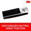 3M Gel Wrist Rest for Keyboard and Mouse, 25 in x 2.5 in, Black Thumbnail 2