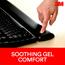 3M Gel Wrist Rest for Keyboard and Mouse, 25 in x 2.5 in, Black Thumbnail 3