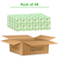 Marcal PRO™ 100% Recycled Toilet Paper, White, 2-Ply, 4" x 4", Easy-Grip Roll-out Case, 500 Sheets/RL, 48 Rolls/CT Thumbnail 3