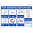 NMC™ Vinyl Poster, "Fight Germs By Washing Your Hands!", 18" x 12" Thumbnail 1