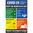 NMC™ Vinyl Poster, "COVID-19 - Keep The Workplace Safe", 12" x 18" Thumbnail 1
