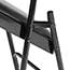 National Public Seating 1200 Series Premium Vinyl Upholstered Double Hinge Folding Chair, Caviar Black, 4/PK Thumbnail 4