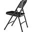 National Public Seating 200 Series Premium All-Steel Double Hinge Folding Chair, Black, 4/PK Thumbnail 5