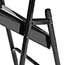 National Public Seating 200 Series Premium All-Steel Double Hinge Folding Chair, Black, 4/PK Thumbnail 4