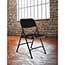 National Public Seating 200 Series Premium All-Steel Double Hinge Folding Chair, Black, 4/PK Thumbnail 2