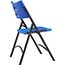 National Public Seating 600 Series Heavy Duty Plastic Folding Chair, Blue, 4/PK Thumbnail 6