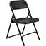 National Public Seating 800 Series Premium Lightweight Plastic Folding Chair, Black, 4/PK Thumbnail 1