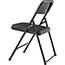 National Public Seating 800 Series Premium Lightweight Plastic Folding Chair, Black, 4/PK Thumbnail 5