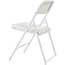 National Public Seating 800 Series Premium Lightweight Plastic Folding Chair, Bright White, 4/PK Thumbnail 5