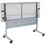 National Public Seating Flip-N-Store Training Table, 24" x 60", Speckled Grey Thumbnail 5