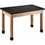 National Public Seating Science Lab Table, 24" X 54" X 30", High Pressure Laminate Top, Solid Wood Legs Thumbnail 1