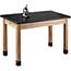 National Public Seating Science Lab Table, 24" X 54" X 30", High Pressure Laminate Top, Solid Wood Legs Thumbnail 2