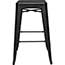 OFM 161 Collection Industrial Modern Indoor/Outdoor Bar Stools w/ Oversized Seats, 30" H, Black, 4/CT Thumbnail 2