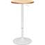 OFM™ 161 Collection Industrial Modern Pub Table, 33" to 42" Height Adjustable, White/Natural Thumbnail 1