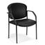 OFM Manor Series Guest and Reception Chair with Arms, Black Thumbnail 1