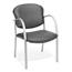 OFM Contract Guest Vinyl Chair, Charcoal Thumbnail 1